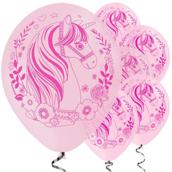 Palloncini in lattice Unicorno Rosa - Bellefete.ch - Svizzera - Decorazioni di compleanno Unicorno
