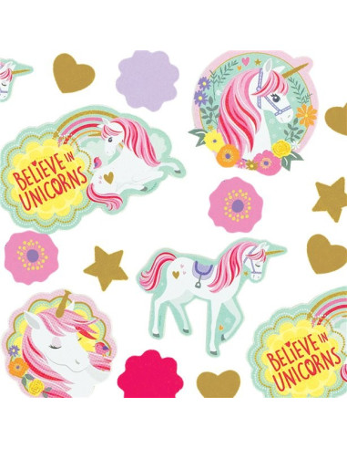 Confettis anniversaire licorne Confettis anniversaire licorne