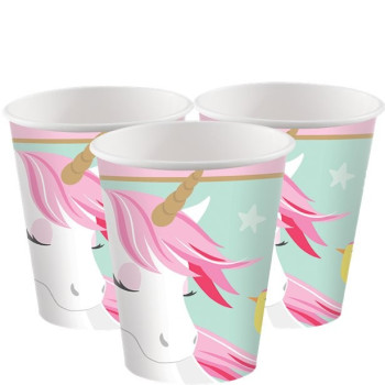 Gobelets anniversaire licorne - Bellefete.ch - Suisse - Décorations d'anniversaire Licorne