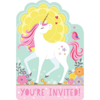Inviti compleanno unicorno - Bellefete.ch - Svizzera - Decorazioni di compleanno Unicorno