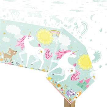 Tovaglia compleanno unicorno - Bellefete.ch - Svizzera - Decorazioni di compleanno Unicorno