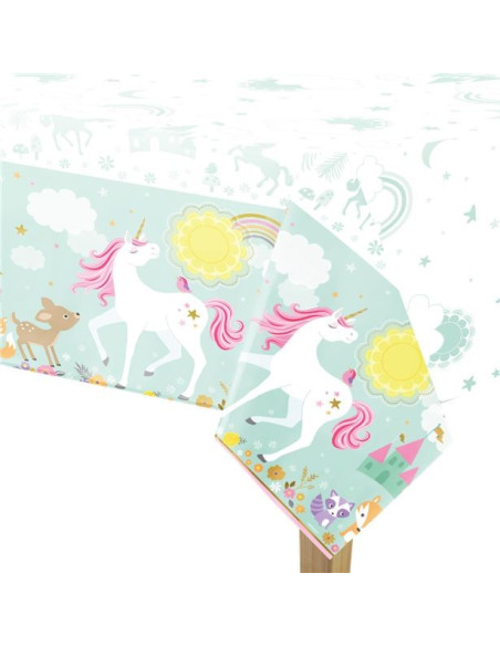 Tovaglia compleanno unicorno - Bellefete.ch - Svizzera - Decorazioni di compleanno Unicorno