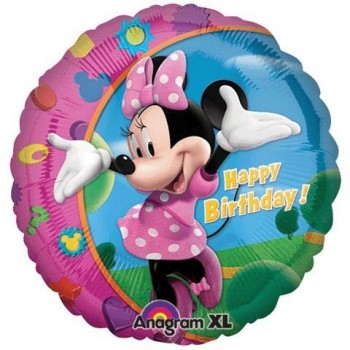 Ballon xl anniversaire minnie mouse