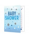 Inviti blu per baby shower
