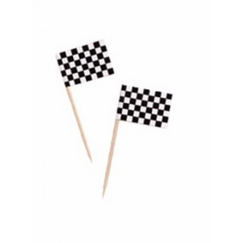 Picchi con bandiere da corsa "Cars" - Bellefete.ch - Svizzera - Decorazione di compleanno Cars 2