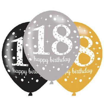 Palloncini 18 Anni "Buon Compleanno" - Bellefete.ch - Svizzera - Decorazioni di compleanno 18 anni 2