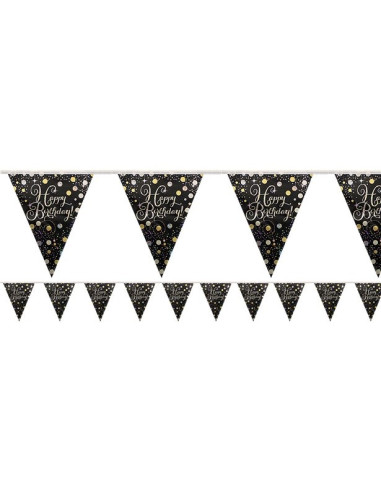 Girlande "Happy Birthday" - Bellefete.ch - Schweiz - Festliche Dekoration