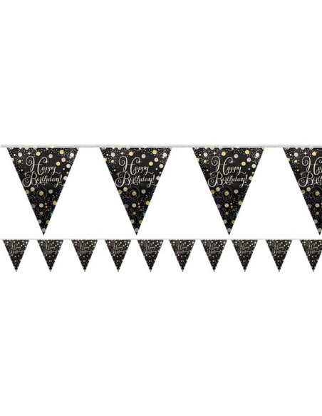 Ghirlanda "Buon Compleanno" - Bellefete.ch - Svizzera - Decorazione festiva