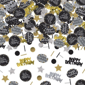 Geburtstagskonfetti "Happy Birthday" - Bellefete.ch - Schweiz - Tischdekoration 2