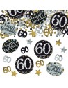 Confettis 60 ans anniversaire déco de table 60 ans