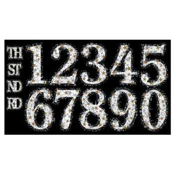 Decorazioni di compleanno "Happy Birthday" da personalizzare con l'età - Bellefete.ch - Svizzera - Decorazioni per feste 2