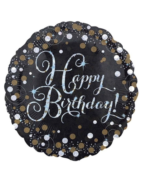 Ballon d'anniversaire « Happy Birthday » - Bellefete.ch - Suisse - Déco de fête