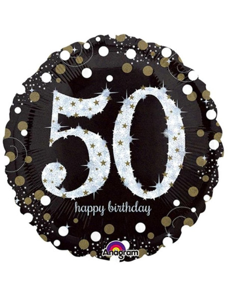 Ballon 50 Ans "Joyeux Anniversaire" - Bellefete.ch - Suisse - Déco de fête 50 ans