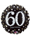 Luftballons zum 60. Geburtstag. Raumdekoration zum 60. Geburtstag