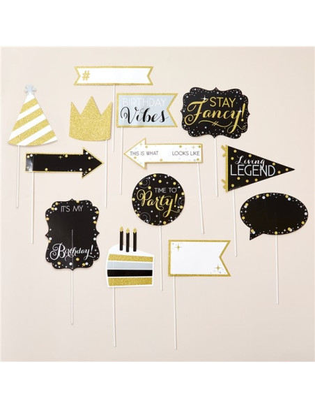 Anpassbare Geburtstagsfoto-Accessoires – Party und Erinnerungen | BelleFete.ch