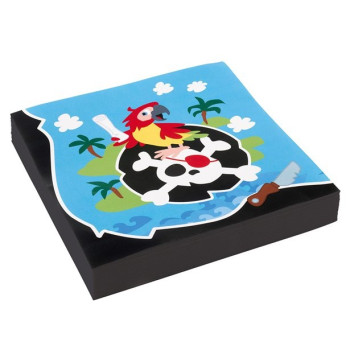 Tovaglioli di compleanno Pirate - Bellefete.ch - Svizzera - Decorazioni per feste Pirate 2