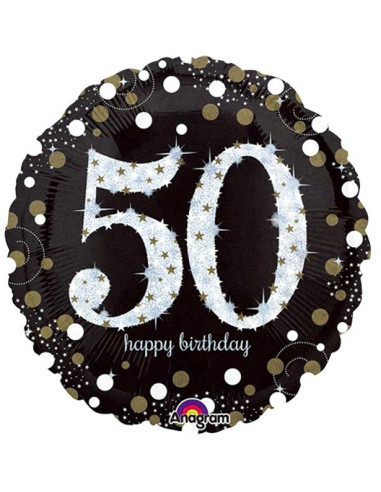 Palloncini in alluminio per 50° compleanno