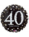 Ballons anniversaire 40 ans aluminium