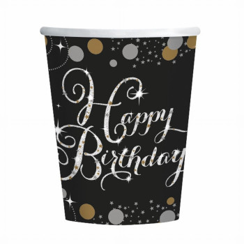 Bicchieri di compleanno "Happy Birthday" - Decorazioni per feste - Bellefete.ch - Svizzera 2