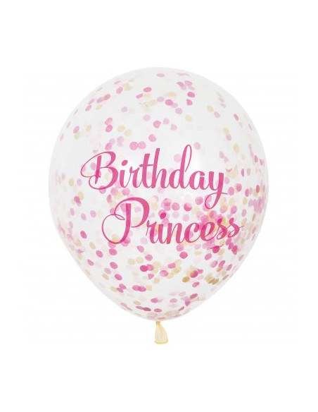 Konfetti-Ballon zum Geburtstag der Prinzessin Konfetti-Ballon zum Geburtstag der Prinzessin