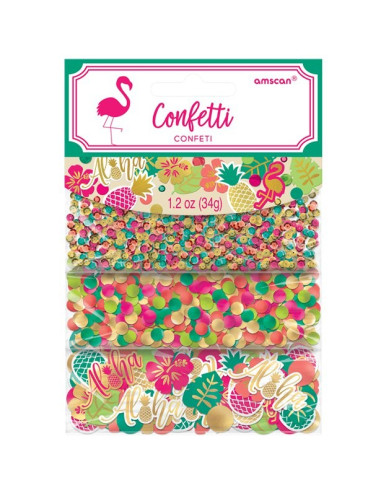 Déco de table fête tropical aloha