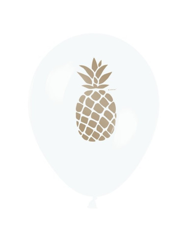 25 trendige Party-Luftballons mit Ananas-Print