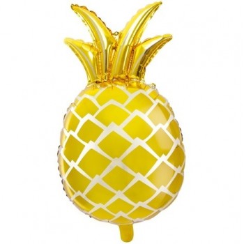 palloncino decorativo alla moda con ananas dorato