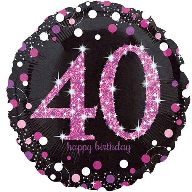palloncino rosa per il 40esimo compleanno