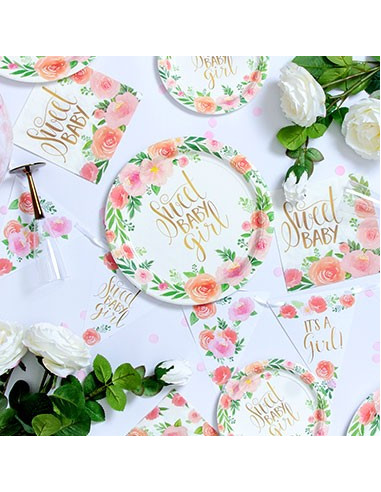 florale Babypartydekorationen mit www.https://bellefete.ch/de/ in der Schweiz