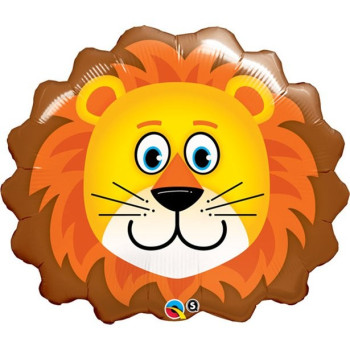 Grand ballon Lion en aluminium - Déco de fête enfants - Bellefete.ch - Suisse