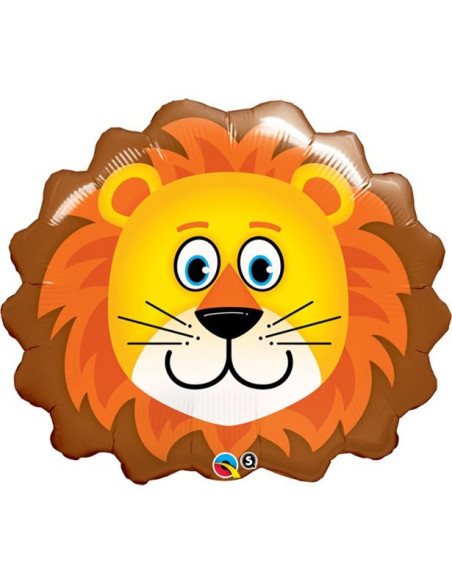 Grand ballon Lion en aluminium - Déco de fête enfants - Bellefete.ch - Suisse