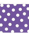 serviettes en papier a pois violet
