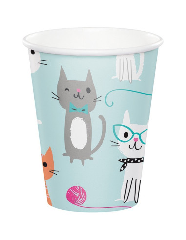 Hochwertige Katzen-Geburtstagsbecher