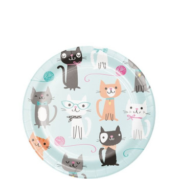 Geburtstags-Dessertteller Petits Chats - Partydekoration - Bellefete.ch - Schweiz 2