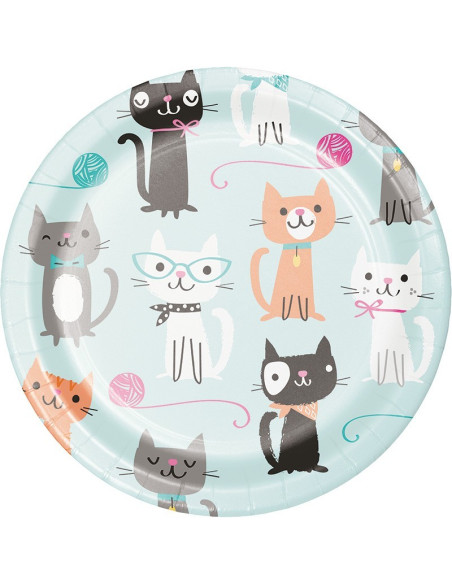 Piatti da dessert di compleanno Petits Chats - Decorazioni per feste - Bellefete.ch - Svizzera Piatti da dessert di compleanno Petits Chats - Decorazioni per feste - Bellefete.ch - Svizzera