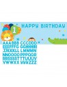 striscione gigante per personalizzare il primo compleanno del ragazzo
