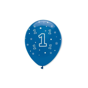 Palloncini in lattice "1° Compleanno Ragazzo" - Decorazioni per feste in Svizzera - Bellefete.ch 2