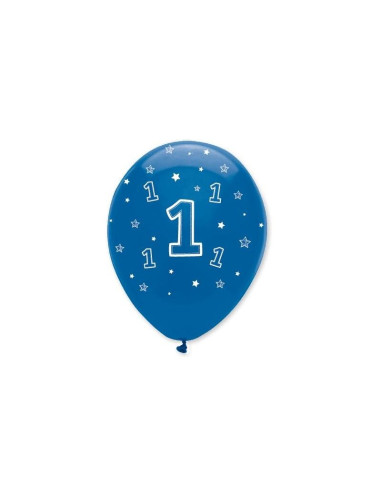 PALLONCINI PRIMO COMPLEANNO RAGAZZO 1 ANNO