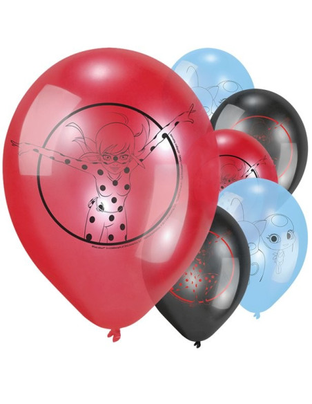 Miraculous Latex Luftballons - Partydekoration für Kinder - Bellefete.ch - Schweiz
