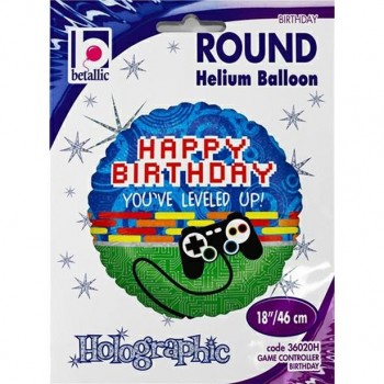 Heliumballon-Geburtstagsvideospiele