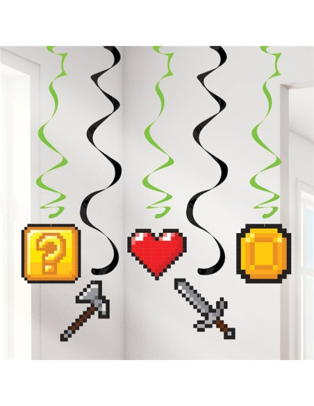 Decorazioni da appendere di compleanno "Videogiochi" - Decorazioni di festa - Bellefete.ch - Svizzera