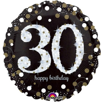 Palloncino di compleanno 30 anni - Decorazione della sala 30 anni - Bellefete.ch - Svizzera - Decorazioni di compleanno 30 anni