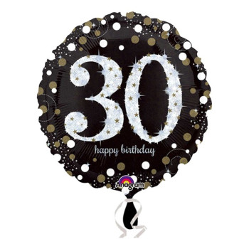Geburtstagsballon 30 Jahre - Raumdekoration 30 Jahre - Bellefete.ch - Schweiz - Geburtstagsdekorationen 30 Jahre 2