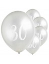 LATEXballons 30 JAHRE SILBER