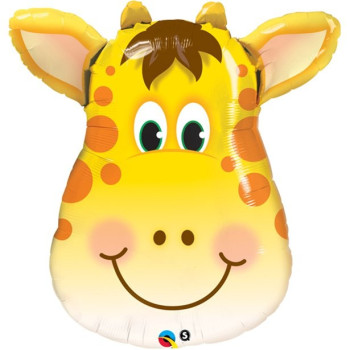 Ballon de fête Girafe en aluminium - Déco de fête enfants - Suisse