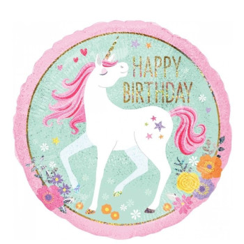 PALLONE UNICORNO COMPLEANNO IN SVIZZERA - Bellefete.ch - Svizzera - Decorazioni di compleanno Unicorno