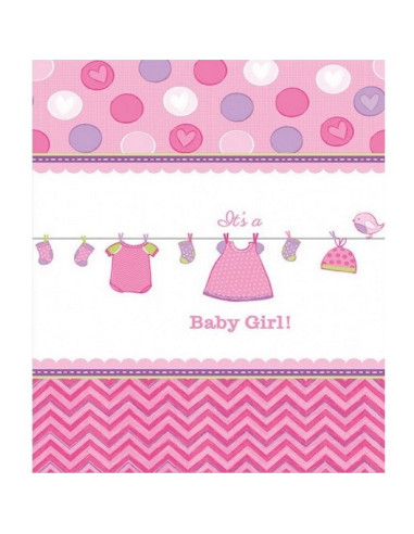 Tovaglia "Baby Shower Rose" - Bellefete.ch - Svizzera - Baby Shower