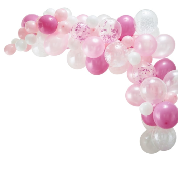 Kit arco di palloncini Rosa - 70 palloncini - Decorazione di festa - Bellefete.ch 2
