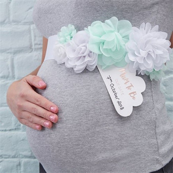 Future Maman Gürtel zum Personalisieren - Baby Shower Dekoration - Zubehör für die Geburtsparty - Bellefete.ch