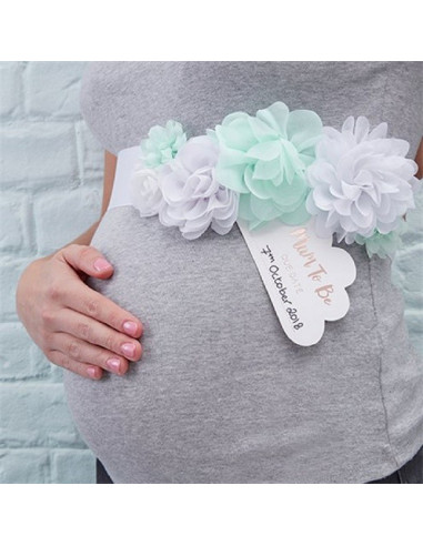 Future Maman Gürtel zum Personalisieren - Baby Shower Dekoration - Zubehör für die Geburtsparty - Bellefete.ch